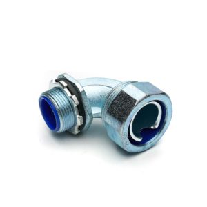 Conector Metálico Curvo P/Flex 25mm