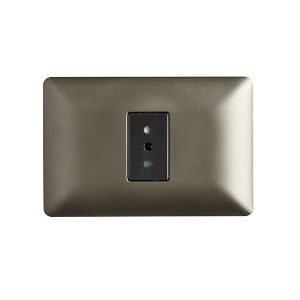 Enchufe Simple 10A 250V  Café