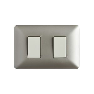 Interruptor Doble (9/15) 10A 250V  Chanpagne