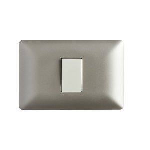 Interruptor Simple (9/12) 10A 250V  Champagne