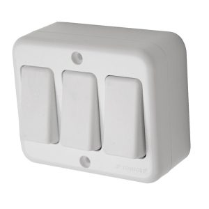 Interruptor Triple 9/32 10A 250V