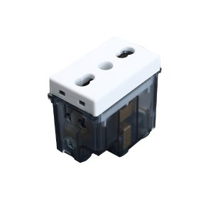 Modulo Enchufe 10A/16A 250V Blanco