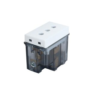 Modulo Enchufe 10A 250V  Blanco