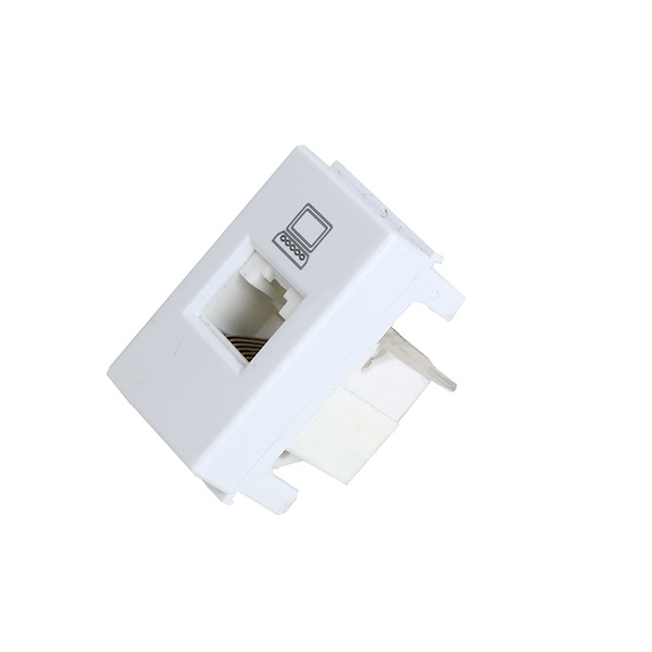 Modulo Toma Red Computación RJ45/6E  Color Blanco