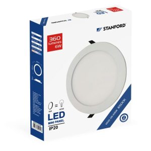 Panel Led Redondo Embutido  6500K 24W