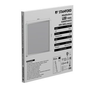 Panel Led Sobrepuesto  300X1200X38MM 48W 6500K