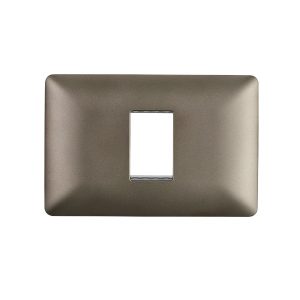 Placa Simple con Soporte  Café