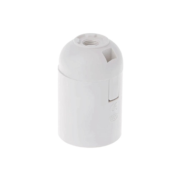 Portalámpara Armable de Plástico color Blanco