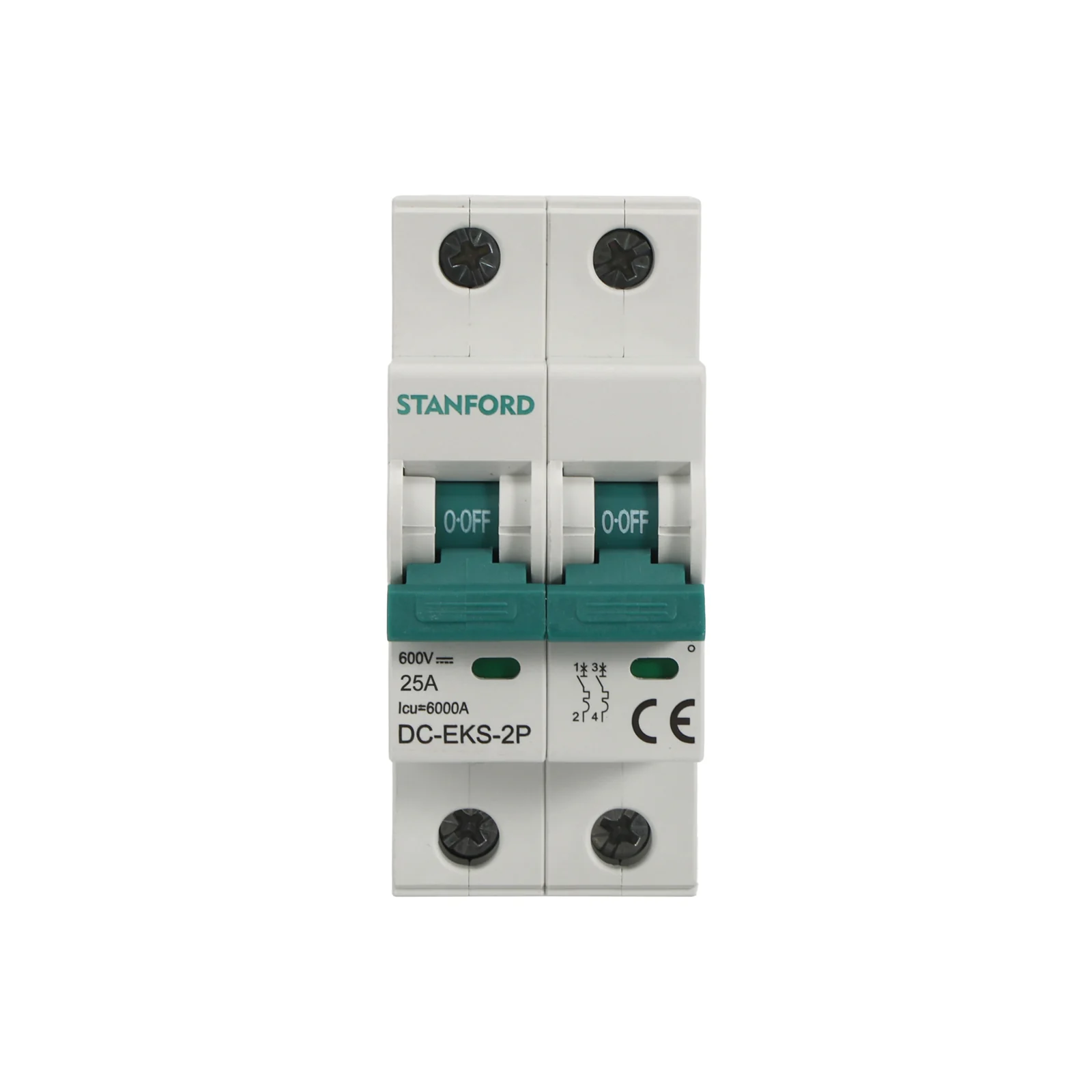 Interruptor Automático 600 VDC 2P 25 A MCB DC