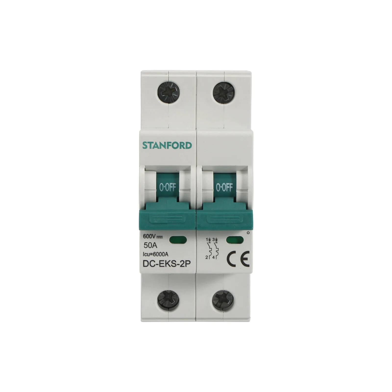 Interruptor Automático 600 VDC 2P 50 A MCB DC