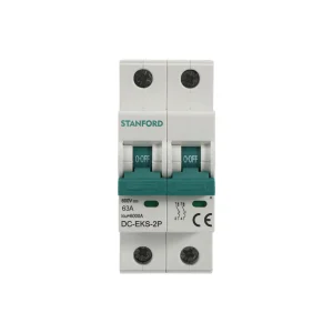 Interruptor Automático 600 VDC 2P 63 A MCB DC
