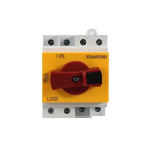 Seccionador DIN 4P 1000 V / 32 A 1 in 1 out DC