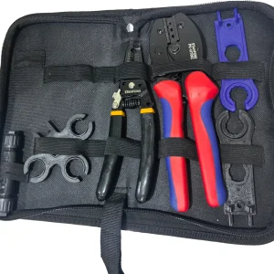 Kit Herramientas Solar (Crimpadora / pelacable / llave MC4)