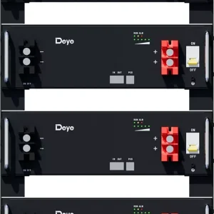 Batería Litio Deye 5,12 kWh 100 Ah 51,2 V 6000 Ciclos (Rack)