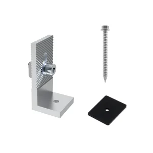 Soporte Tipo L para Viga Metal con Perno de Auto-perforación para Estructura Solar
